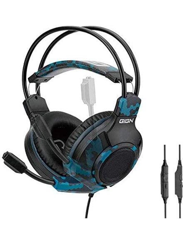 3701221701215 - GIGN Gaming Headset with Microphone - Wired Headset - Sony PlayStation 4